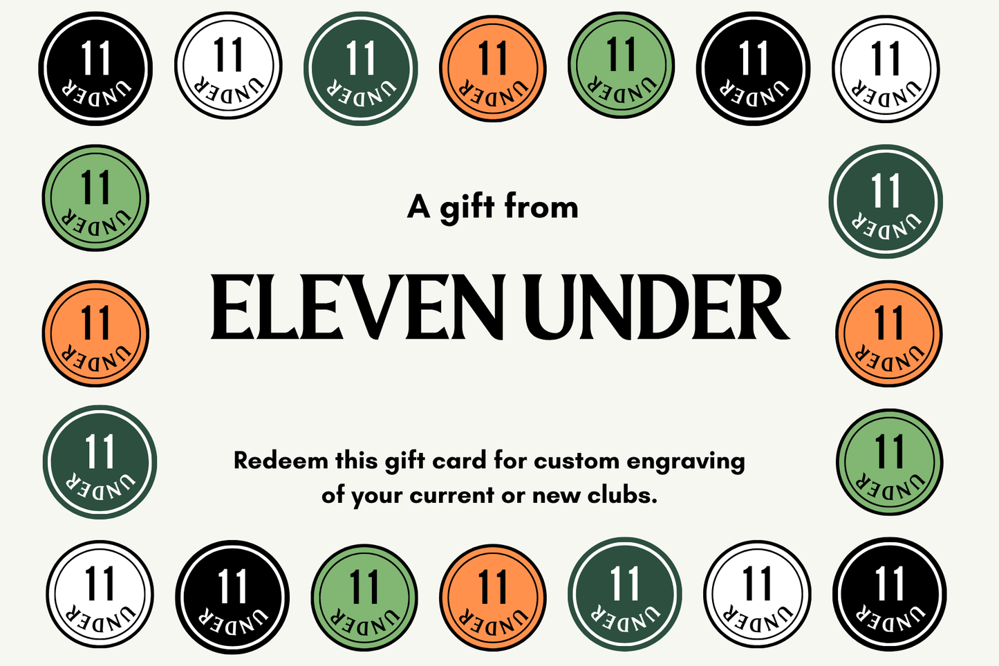 Eleven Under Gift Card