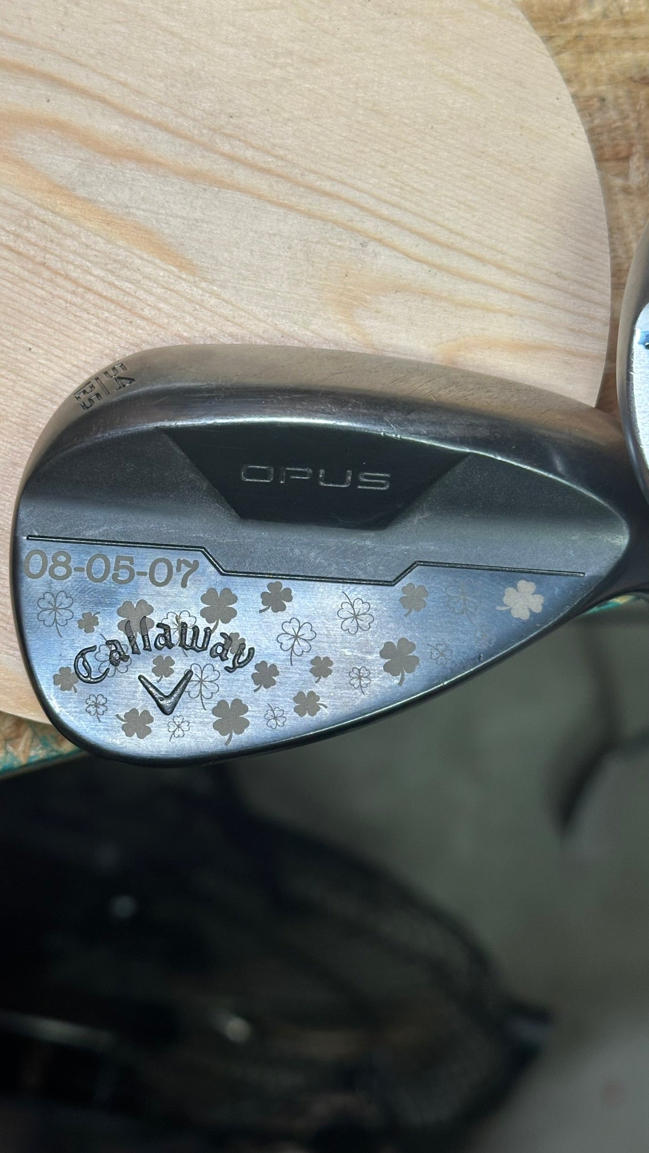 Laser Engraved Golf Club - Snowflake Design