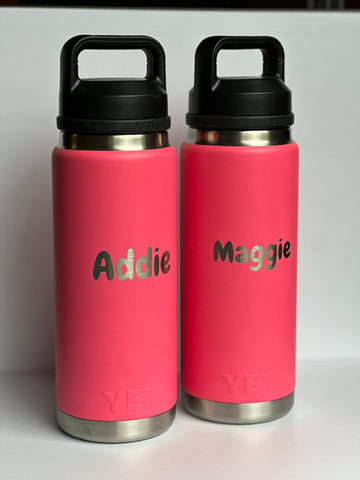 Custom Yeti Water Bottle 26 oz