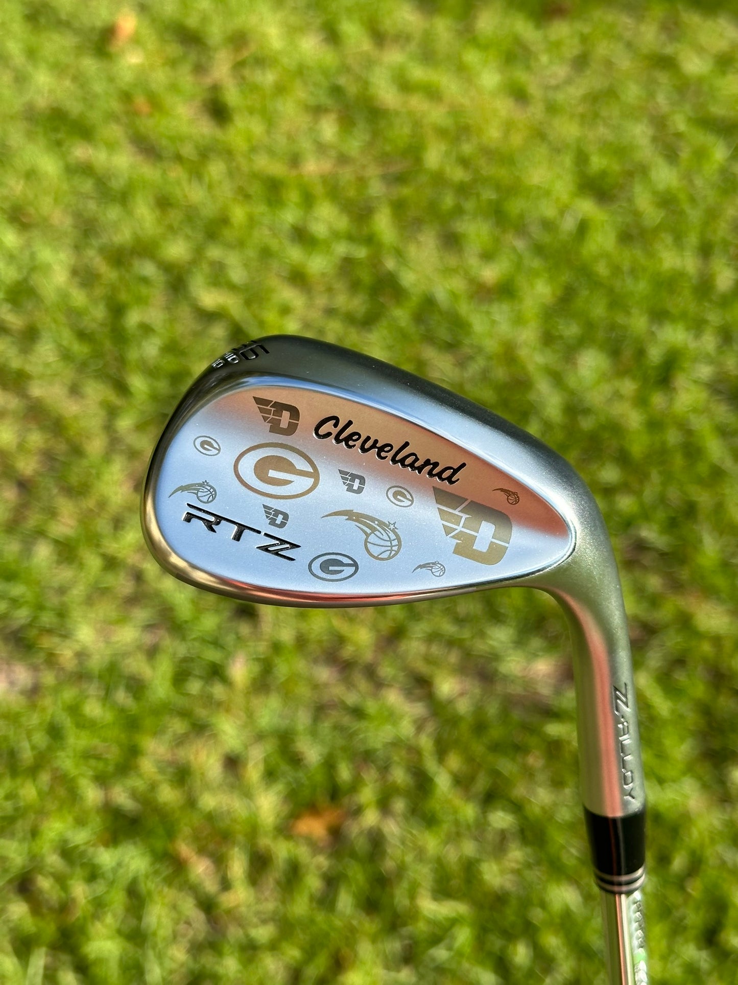 Laser Engraved Golf Club - Snowflake Design