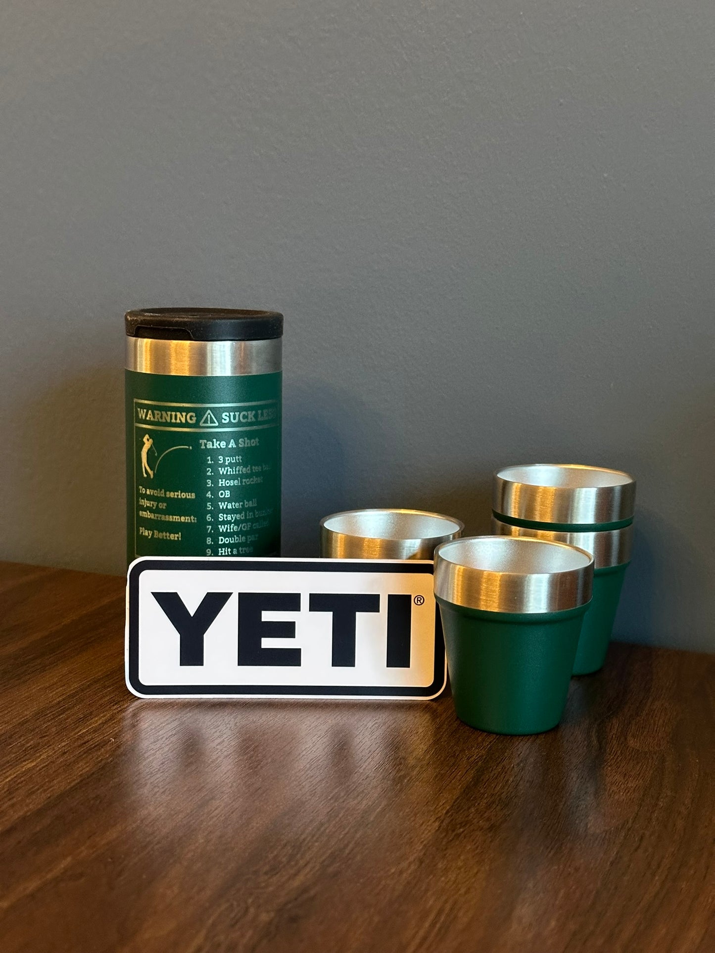 Yeti Shot Glasses: Golf Game